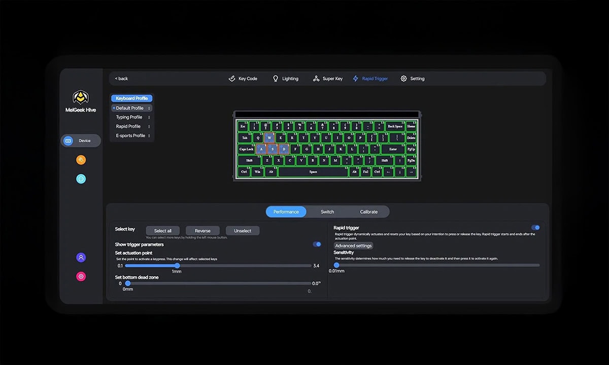 MelGeek MADE68 PRO+ Pink Light %65 Gaming Klavye – Güçlü Hive Sürücüsü
