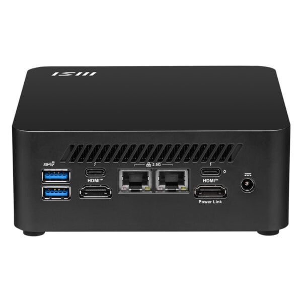 Yüksek performanslı oyun ve çalışma bilgisayarı için tasarlanmış mini masaüstü bilgisayar, USB, HDMI ve Ethernet bağlantılarıyla güçlü çoklu bağlantı seçenekleri sunar.