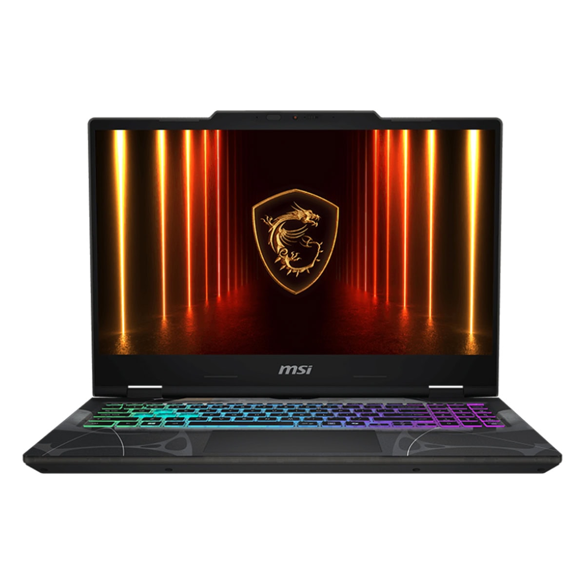 Yüksek performanslı MSI gaming dizüstü bilgisayarı arka plan ışıklı renkli klavye ile, güçlü grafik ve oyun deneyimi sunar.