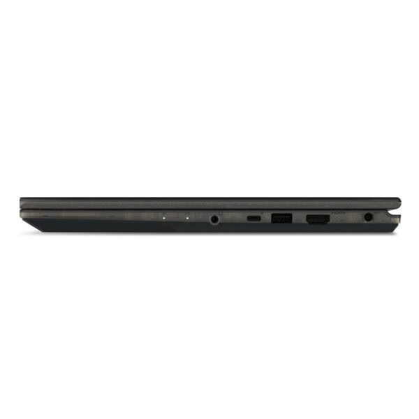 Yüksek performanslı dizüstü bilgisayar bağlantı portları, HDMI ve USB girişleri, ince tasarım, aktif soğutma ve gelişmiş grafik özellikleri ile oyun ve profesyonel kullanım için ideal.