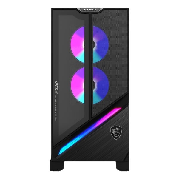 Yüksek performanslı MSI Gaming kasası, RGB aydınlatmalı fanlar ve modern tasarım özellikleri ile oyun keyfini artırır. MSI yüksek performans ve dayanıklılık sunan oyun bilgisayarı kasası, şık ve fonksiyonel tasarımıyla dikkat çeker.