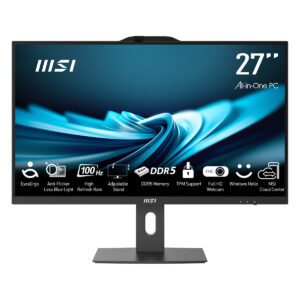 Yüksek çözünürlüklü MSI 27 inç Çok Amaçlı Bilgisayar Monitörü, yüksek yenileme hızı ve ergonomik tasarımıyla oyun ve ofis kullanımına uygun. Blue Light Less Flicker, DP ve USB-C bağlantısı özellikleri içerir.