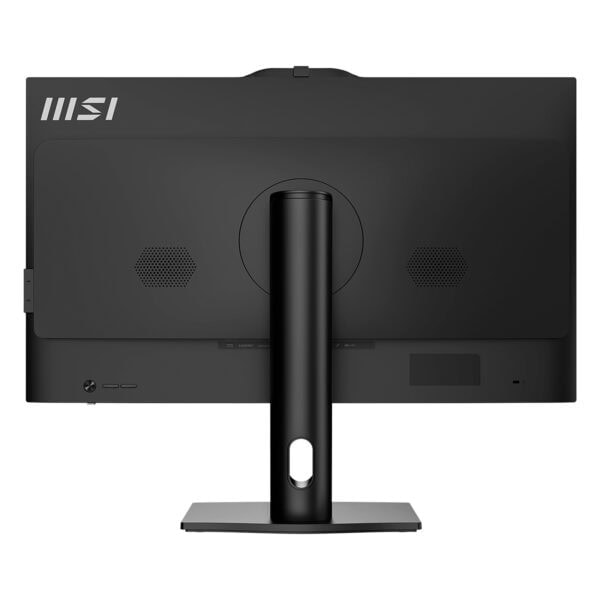 Görselde MSI markalı profesyonel oyun monitörü ve ergonomik standı, yüksek çözünürlük ve hızlı tepki süresi ile yüksek performanslı oyun deneyimi için tasarlanmış.