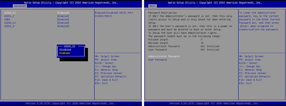 Uygulamalı Bilgisayar Bios Ayarları - Güvenlik ve Güncelleme Seçenekleri.