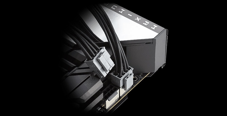 ROG Thor 1000W Platinum III Güç kaynağı ve grafik kartı voltaj izleme diyagramı, yüksek yük altında voltaj dalgalanmalarını gösteriyor.