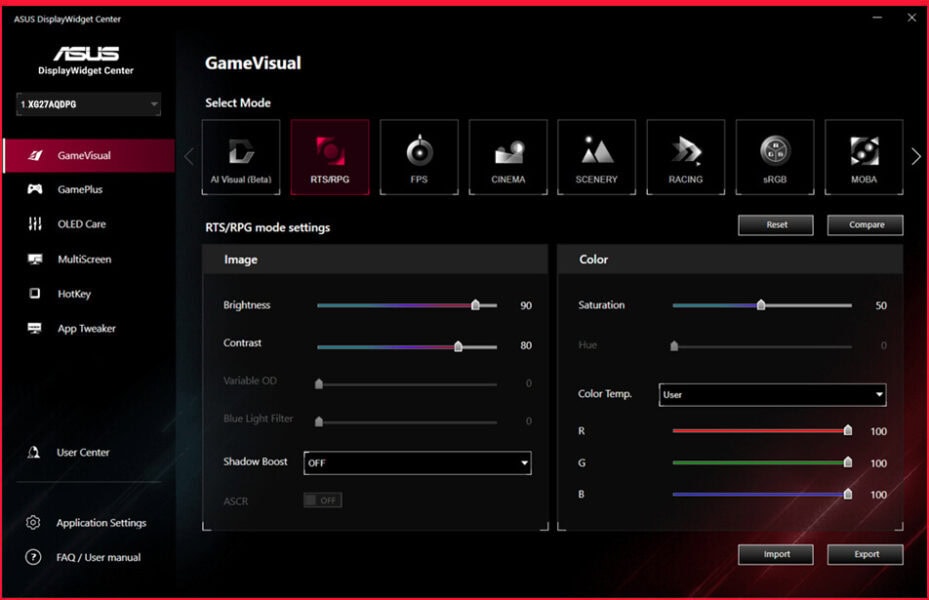 ROG Strix OLED XG27AQDPG ASUS ROG Strix OLED XG27AQDPG Gaming Monitör H25