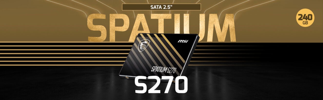 MSI SPATIUM S270 SATA 2.5 SSD H1