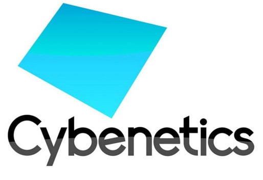 Cybenetics Gelişmiş bilgisayar ve internet teknolojileri ile ilişkilendirilmiş Cybernetics logosu, yenilikçi dijital devrim simgesi.