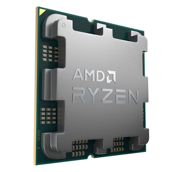 Yüksek performanslı AMD Ryzen işlemci görseli, bilgisayar ve oyun tutkunlarına güçlü işlem gücü ve hız sunar, en iyi oyun deneyimi için ideal seçenek.