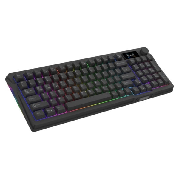 Renkli ışıklı oyun bilgisayarı klavyesi, RGB aydınlatmalı mekanik klavye, bilgisayar oyuncuları için yüksek performanslı, çok tuşlu, dayanıklı ve ergonomik tasarım, gaming klavye özellikleri.