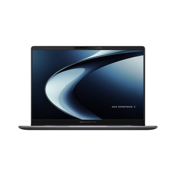 Yüksek çözünürlüklü ASUS ExpertBook dizüstü bilgisayar ekran görüntüsü, şık ve modern tasarımıyla profesyonel kullanım için ideal.