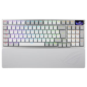 Asus Rog Azoth 96 He White 8k Hz Rog Hfx V2 Manyetik Switch Hall Effect Rgb Kablosuz Hotswap İngilizce Mekanik Gaming Klavye 1