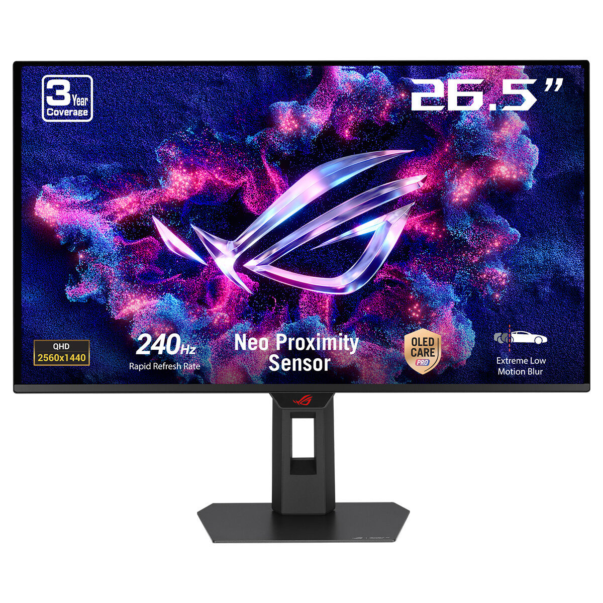Asus Rog Strix Oled Xg27aqdmes 26.5 Inç 240hz 0.03ms 2k Qhd Adaptive Sync Qd Oled Pivot Gaming Monitör 1