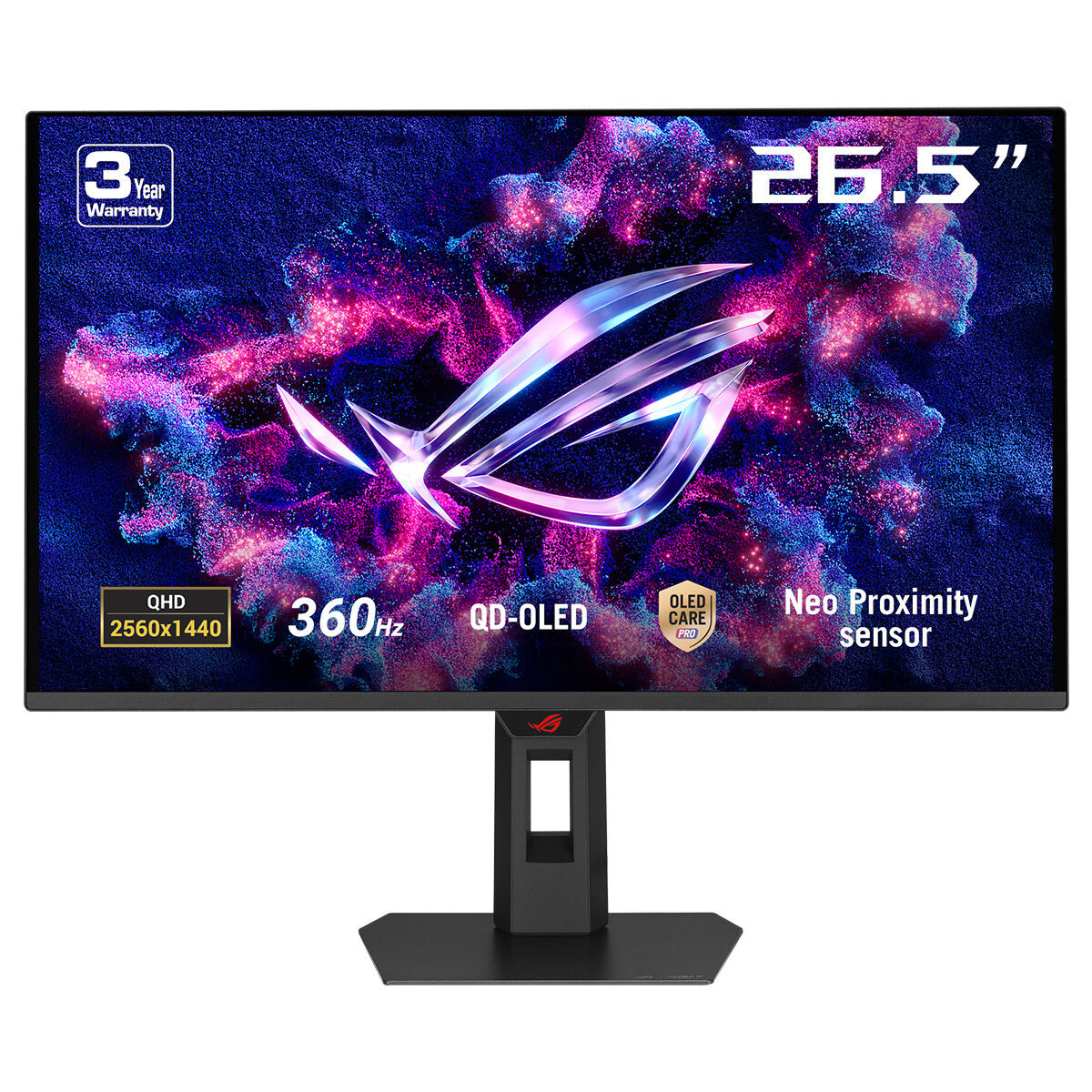 Asus Rog Strix Oled Xg27aqdng 26.5 Inç 360hz 0.03ms 2k Qhd Adaptive Sync Qd Oled Pivot Gaming Monitör 1