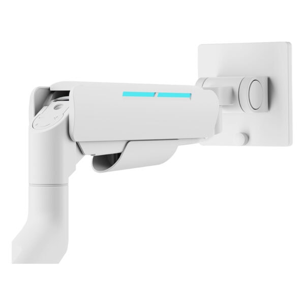 Yüksek çözünürlüklü, şarj cihazına takılmış PlayStation 5 DualSense kablosuz gamepad, güçlü pil ve hızlı şarj özelliği ile ergonomik tasarım.