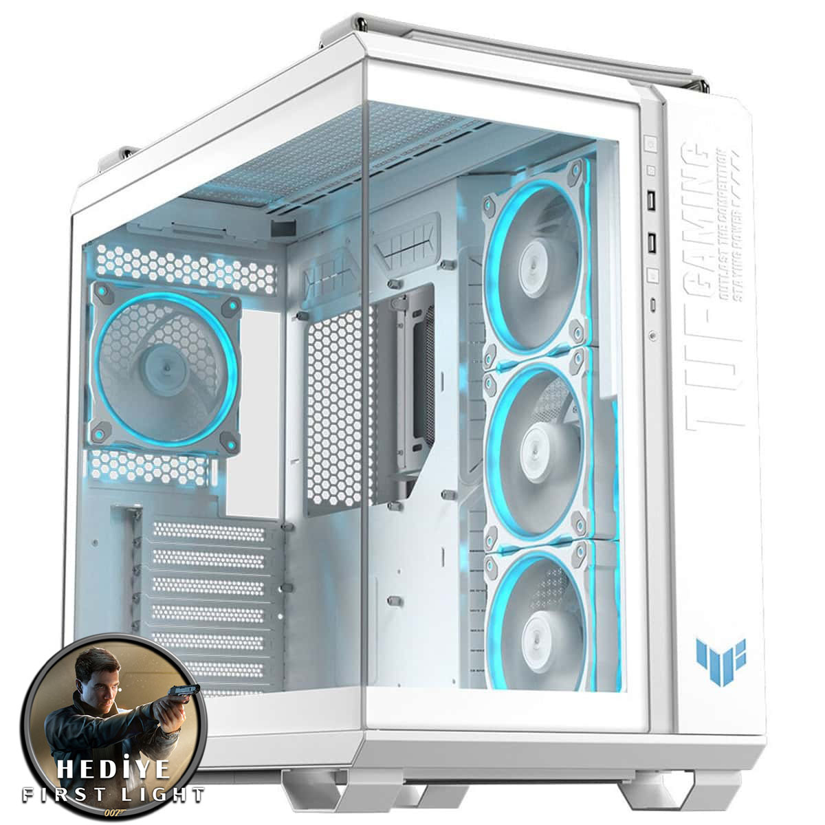 Elite White5070ti Amd Ryzen 7 7800x3d Tray Asus Tuf Gaming Geforce Rtx 5070 Ti Oc 16gb 32gb Ram 1tb M.2 Ssd Sistem Tavsiyesi 007 First Light Hediyeli 1