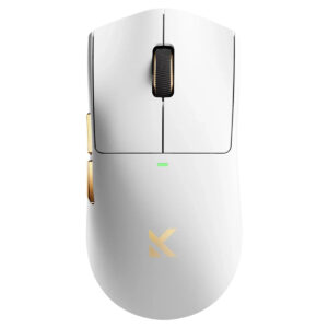 Yüksek çözünürlüklü gaming faresini anlatan görsel, ergonomik tasarım ve gelişmiş özelliklerle donatılmış, profesyonel oyuncular ve oyun meraklıları için ideal.