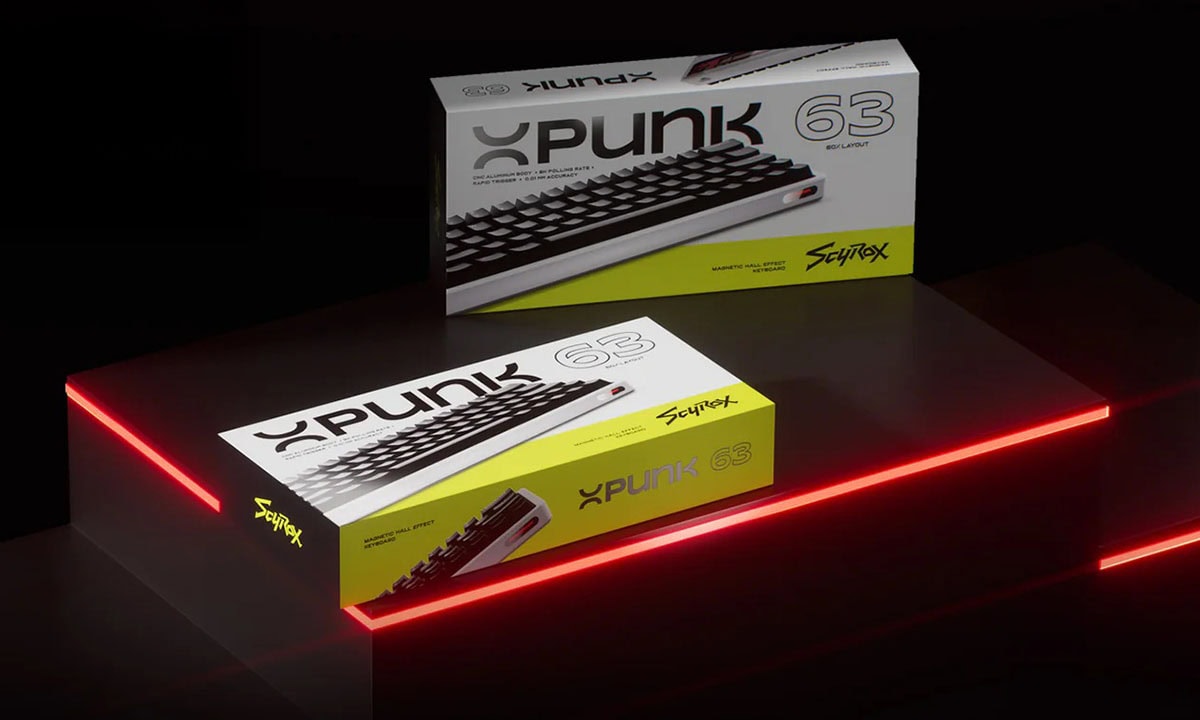 Scyrox Xpunk 63 Pembe Gaming Klavye H11