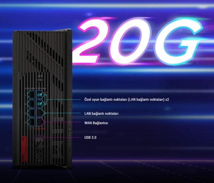 ROG STRIX GS-BE18000 ASUS ROG Strix GS-BE18000 Gaming Router H10