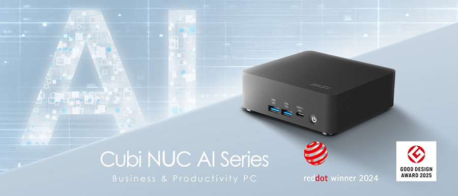 MSI CUBI NUC AI 1UMG-007EU Mini Bilgisayar – görsel 2