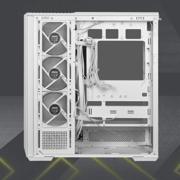 MSI MAG PANO 130R PZ White Gaming Kasa H2
