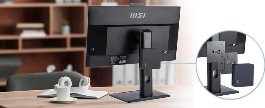 MSI CUBI NUC AI 1UMG-007EU Mini Bilgisayar – VESA DESTEĞİ