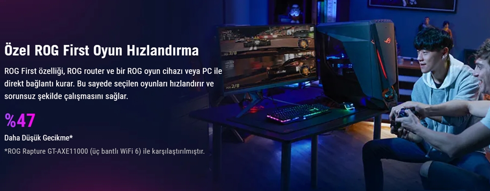 ROG STRIX GS-BE18000 ASUS ROG Strix GS-BE18000 Gaming Router H20