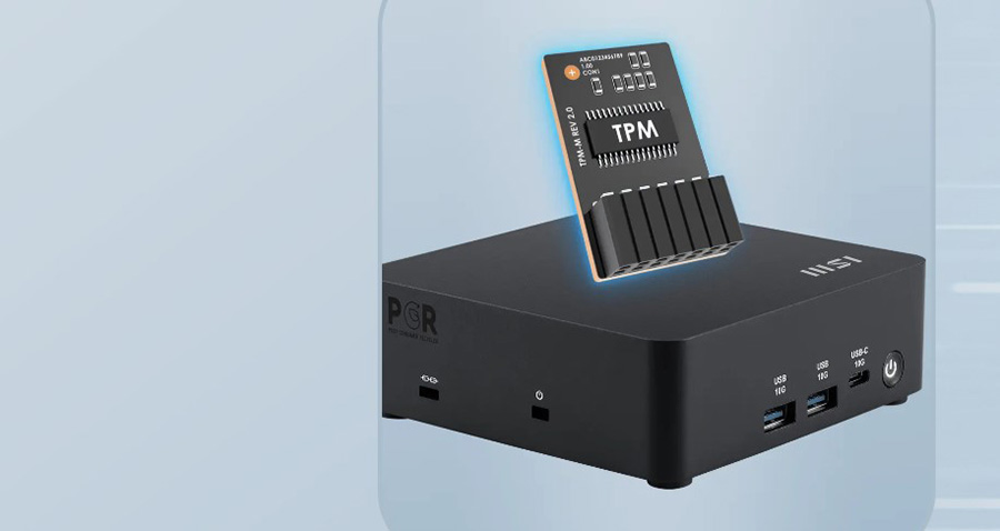 MSI CUBI NUC AI 1UMG-005EU Mini Bilgisayar – Kensington Lock