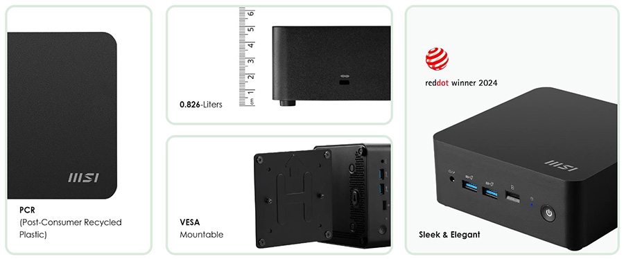 MSI CUBI NUC 1MG-238BEU Barebone Mini Bilgisayar – görsel 3