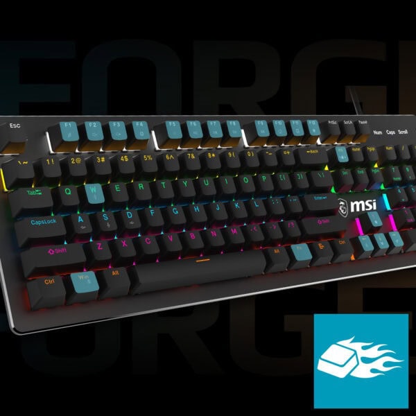MSI FORGE GK300 Red Switch Gaming Klavye H3