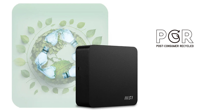 MSI CUBI NUC 1MG-238BEU Barebone Mini Bilgisayar – %42.9 PCR PLASTİK