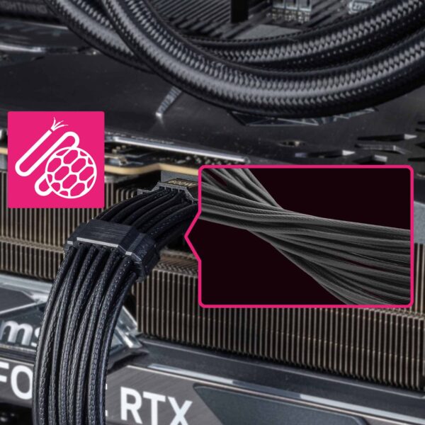 MSI MPG A1250GS PCIE5 1250W ATX Güç Kaynağı – Düşük Gürültü