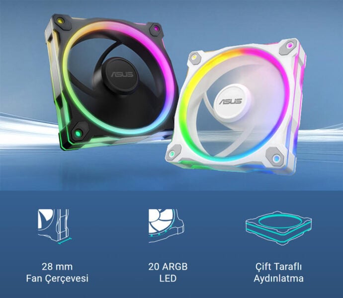 ASUS Prime MR120 ARGB Fan - Single Pack ASUS Prime ARGB Fan H2