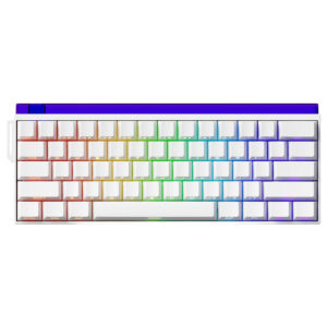 Akko Veekos Shine60 He Flash Manyetik Switch 8k Hz Hall Effect Hotswap Rgb Kablosuz Ingilizce Mekanik Gaming Klavye 1