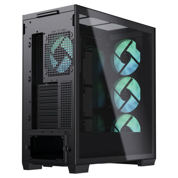 Apnx C1 R Black 3x120mm Argb Fan Mesh Temperli Cam Usb 3 0 Mid Tower Atx Gaming Kasa 6