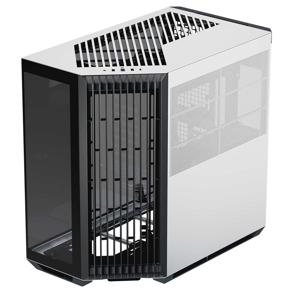 Apnx V1 Black And White Temperli Cam Usb 3 2 Mid Tower Atx Gaming Kasa 1