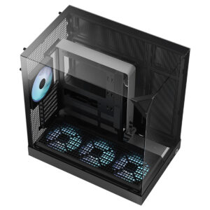 Apnx V2 Black 4x140mm Argb Fan Uc Temperli Camli Usb 3 2 Mid Tower Atx Gaming Kasa 2
