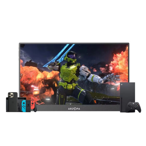Arzopa A1 15.6 Inç 60hz Full Hd Ips Type C Taşınabilir Monitör 6