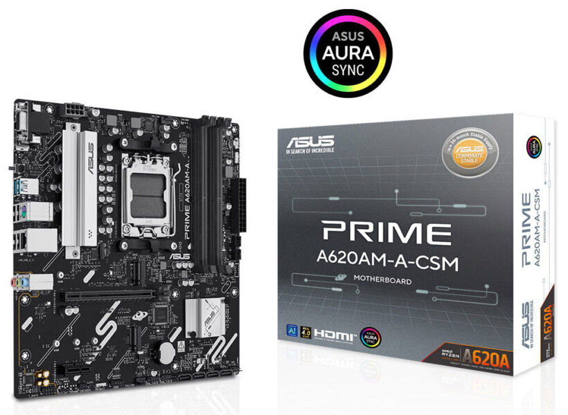 PRIME A620AM-A-CSM ASUS PRIME A620AM-A-CSM 7600MHz (OC) DDR5 mATX Anakart H1