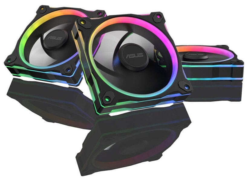 ASUS Prime MR120 ARGB Reverse Fan - Triple Pack ASUS Prime ARGB Reverse Fan H1