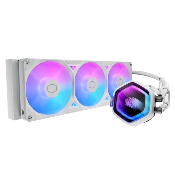 Cooler Master Masterliquid Atmos Ii Vrm Fan Argb Beyaz 360mm Intel Amd Uyumlu İşlemci Sıvı Soğutucu (mlx D36m A25sz Vw) 02