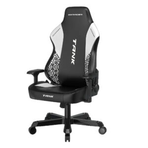 Dxracer Tank Xxl Epu Yapay Deri Bel Destekli 4d Hafızalı Yastık Siyah Beyaz Oyuncu Koltuğu 2