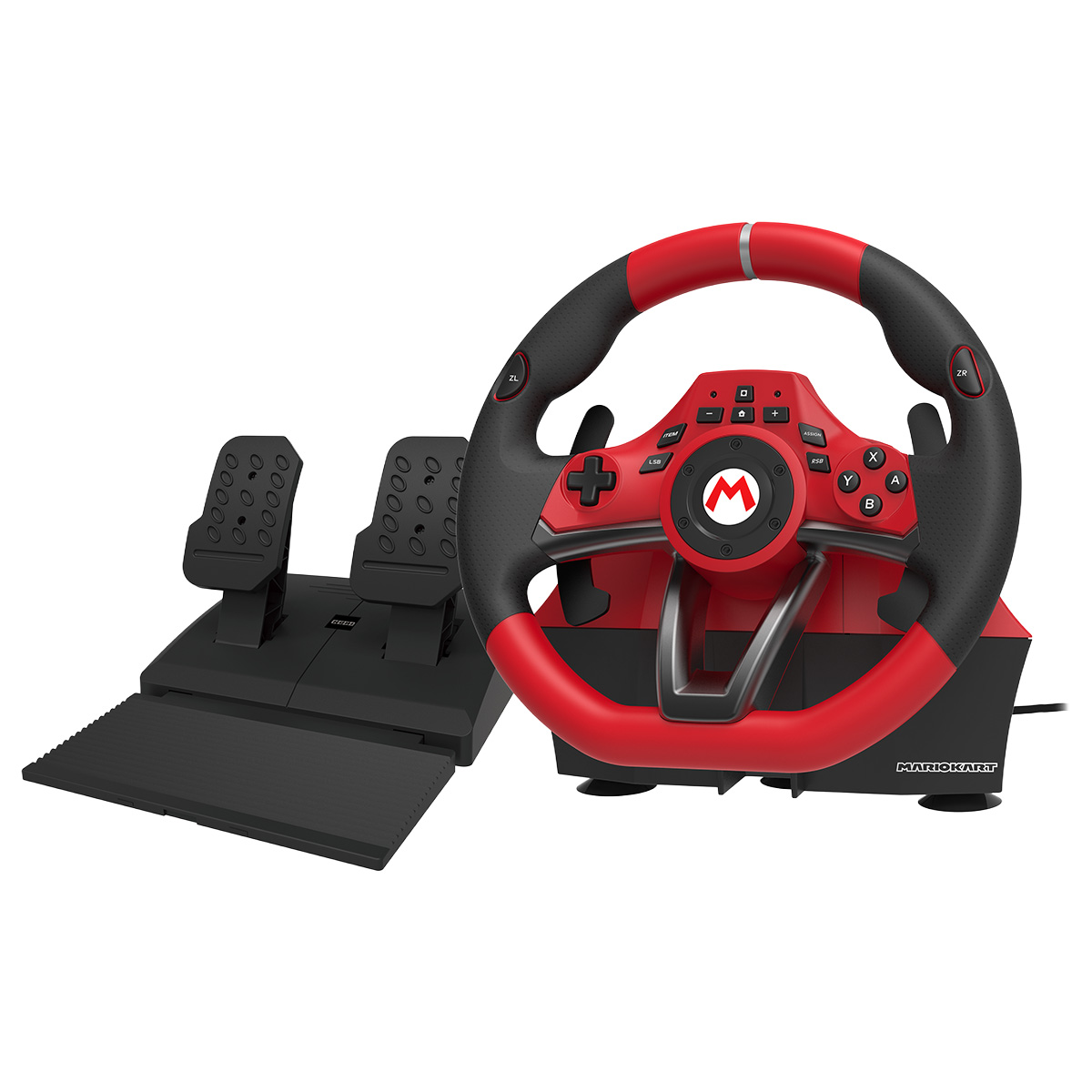 Hori Mario Kart Pro Deluxe Nintendo Switch Ve Pc Uyumlu Lisansli Direksiyon Seti 1