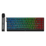 Renkli LED aydınlatmalı gaming klavye ve VAT+RGB özellikleriyle yüksek performans, dayanıklılık ve görsel şıklık sunar. Oyuncular için ideal, ergonomik ve şık tasarımıyla dikkat çeker.