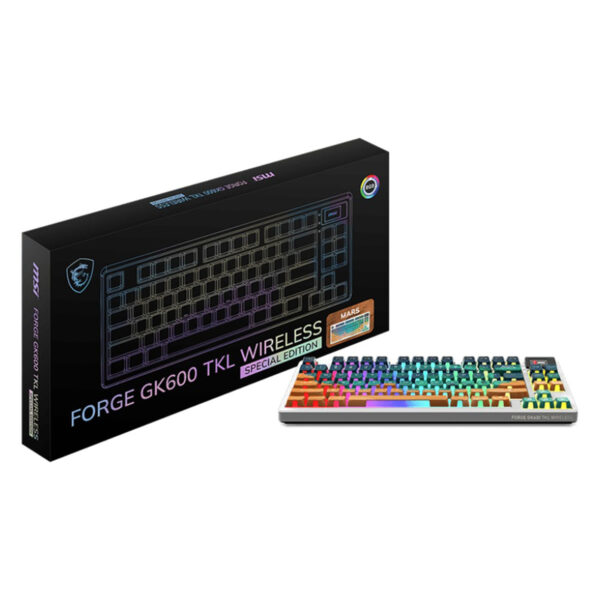 Msi Forge Gk600 Tkl Wireless Mars Gaming Klavye 5