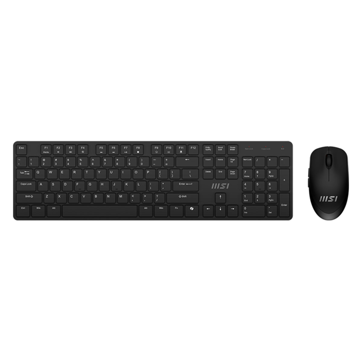 Msi Forge K200 Wirelesss Combo Siyah İnce Türkçe Kablosuz Klavye Mouse Seti 1
