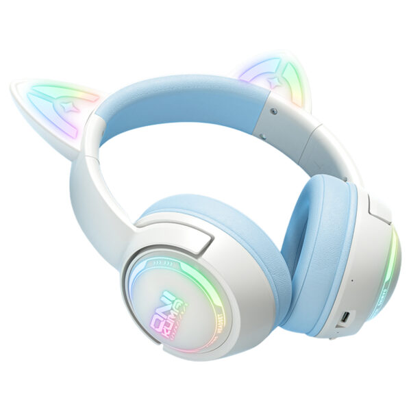 Onikuma Gt838 Blue Rgb Kablosuz Gaming Kulaklik 3