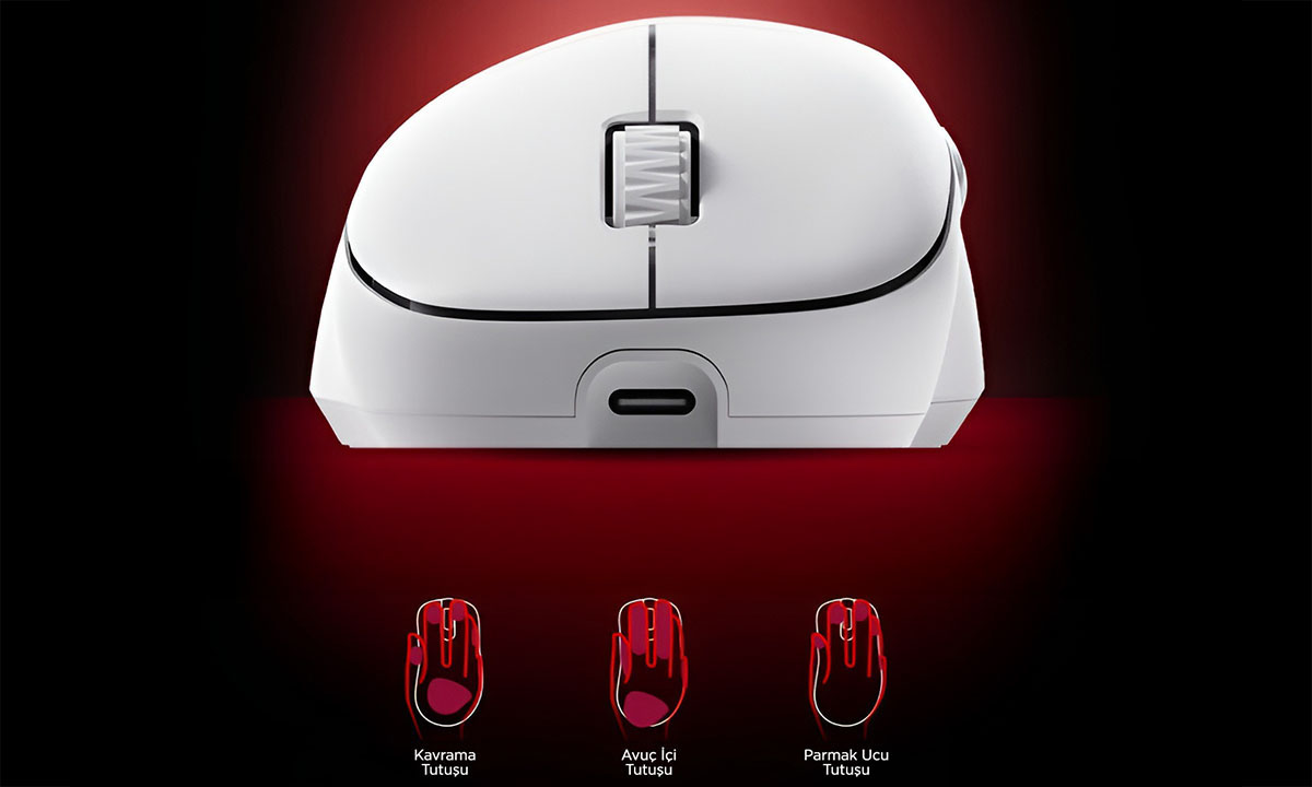 Philips Evnia SPK9418W/38 Beyaz Gaming Mouse H4