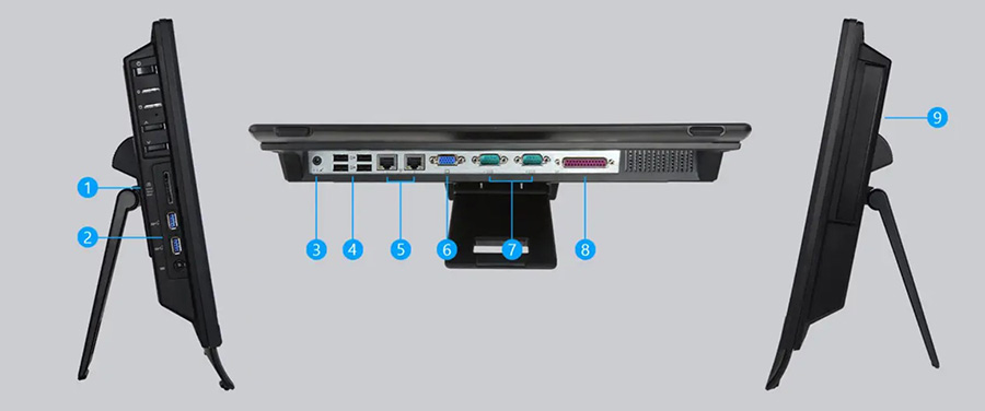 MSI PRO AP162T ADL-054EU Dokunmatik All In One Bilgisayar H19