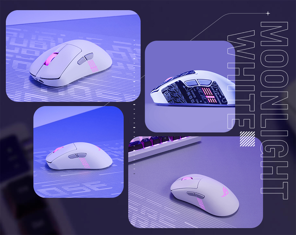 ROG Keris II Origin White Edition ASUS ROG Keris II Origin Beyaz Gaming Mouse H4
